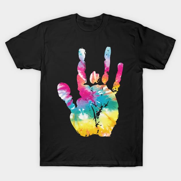 Tie Dye Jerry Hand T-Shirt by vouch wiry